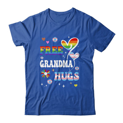 Free Grandma Hugs LGBT Gay Pride Transgender Rainbow Flag Shirt & Tank Top | teecentury