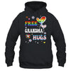 Free Grandma Hugs LGBT Gay Pride Transgender Rainbow Flag Shirt & Tank Top | teecentury