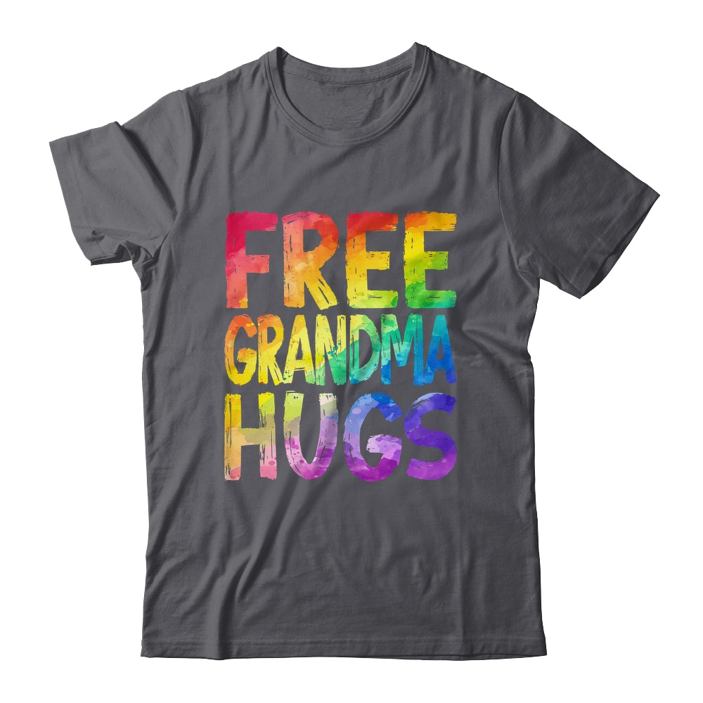 Free Grandma Hugs LGBT Pride LGBTQ Lesbian Gay Rainbow Shirt & Tank Top | teecentury