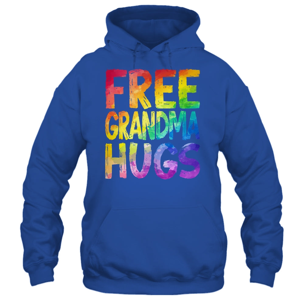 Free Grandma Hugs LGBT Pride LGBTQ Lesbian Gay Rainbow Shirt & Tank Top | teecentury