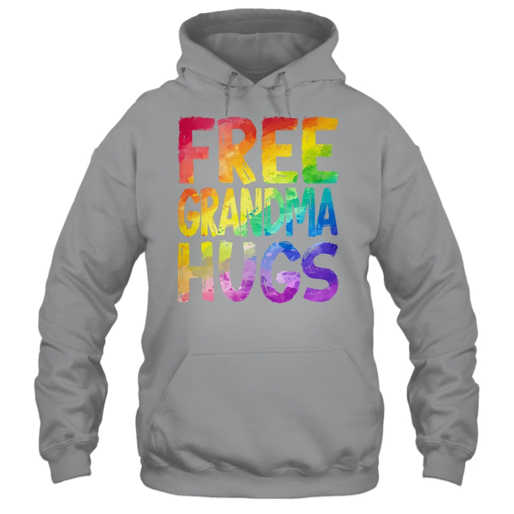 Free Grandma Hugs LGBT Pride LGBTQ Lesbian Gay Rainbow Shirt & Tank Top | teecentury