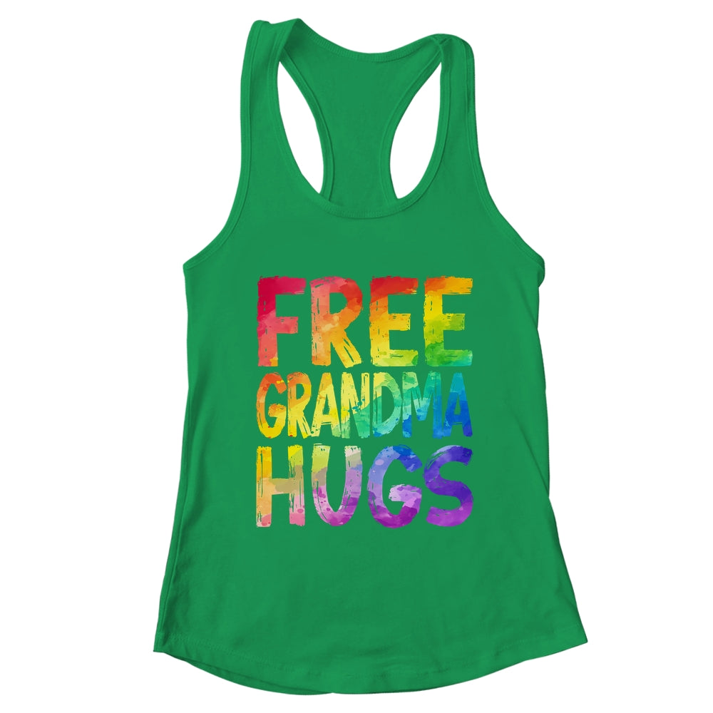 Free Grandma Hugs LGBT Pride LGBTQ Lesbian Gay Rainbow Shirt & Tank Top | teecentury