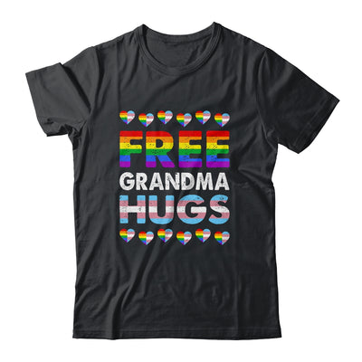 Free Grandma Hugs Rainbow LGBTQ Gay Pride Month Proud Ally Shirt & Tank Top | teecentury