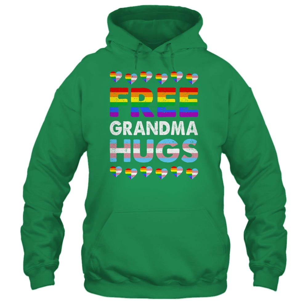 Free Grandma Hugs Rainbow LGBTQ Gay Pride Month Proud Ally Shirt & Tank Top | teecentury