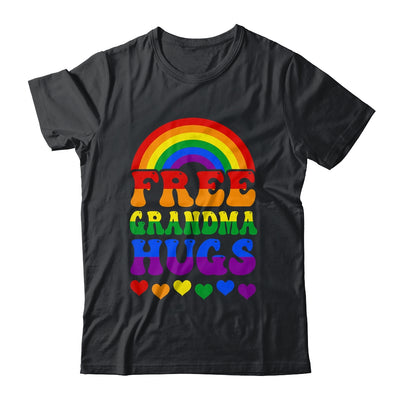 Free Grandma Hugs Rainbow LGBT Lesbian Gay Trans Groovy Shirt & Tank Top | teecentury
