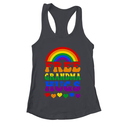 Free Grandma Hugs Rainbow LGBT Lesbian Gay Trans Groovy Shirt & Tank Top | teecentury