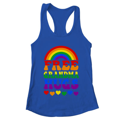 Free Grandma Hugs Rainbow LGBT Lesbian Gay Trans Groovy Shirt & Tank Top | teecentury