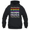 Free Grandpa Hugs Rainbow LGBTQ Gay Pride Month Proud Ally Shirt & Hoodie | teecentury