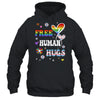 Free Human Hugs LGBT Gay Pride Transgender Rainbow Flag Shirt & Tank Top | teecentury