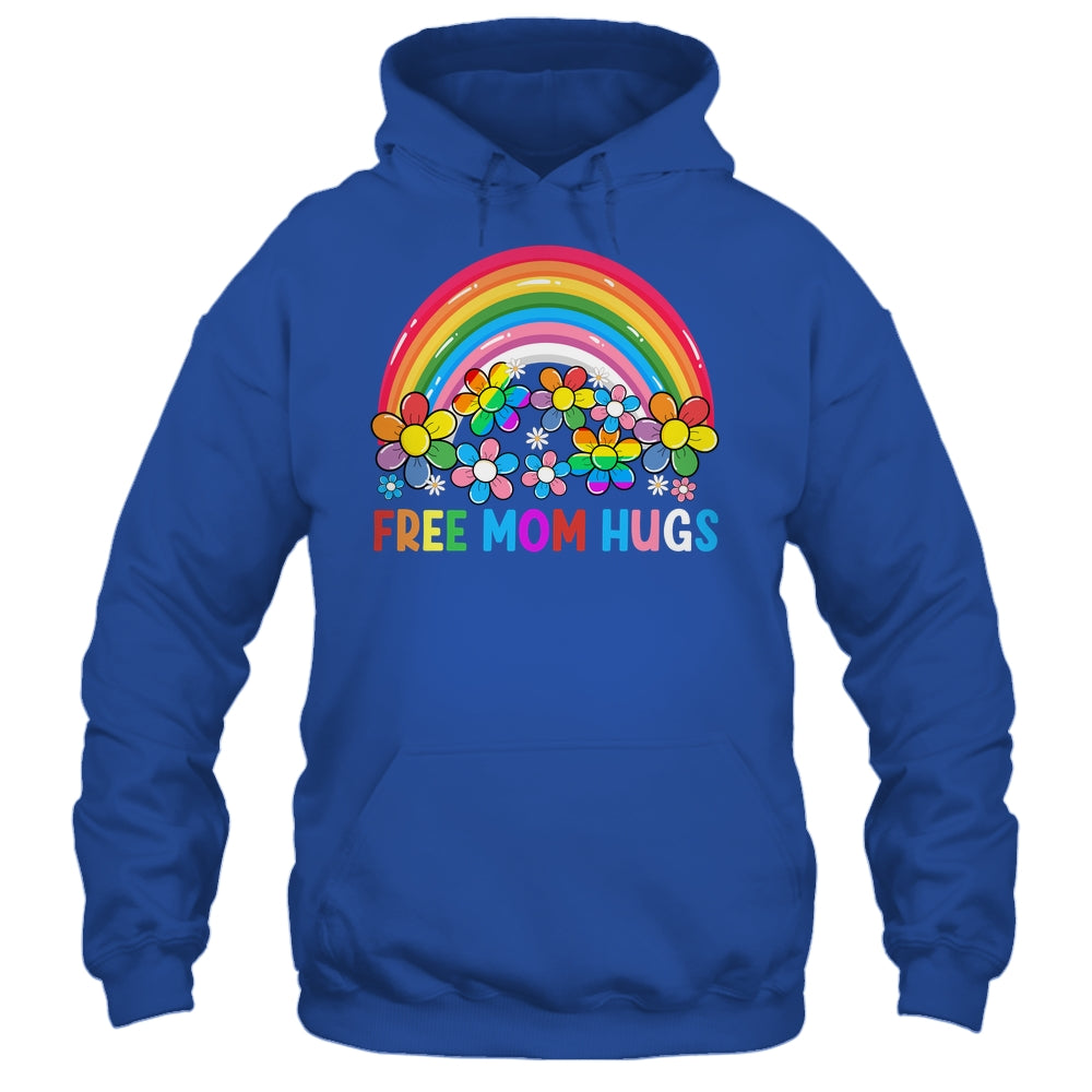 Free Mom Hugs LGBT Gay Lesbian Transgender Pride Rainbow Shirt & Tank Top | teecentury
