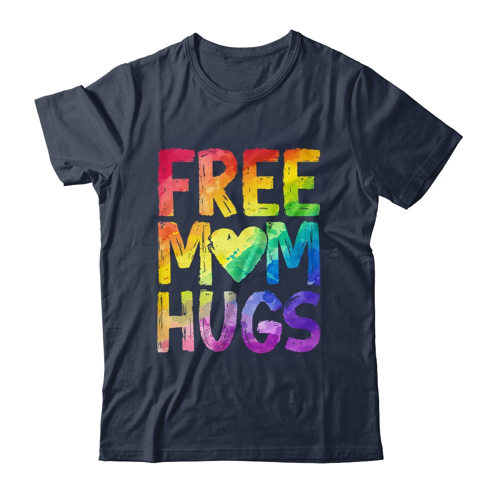 Free Mom Hugs LGBT Pride LGBTQ Lesbian Gay Rainbow Shirt & Tank Top | teecentury