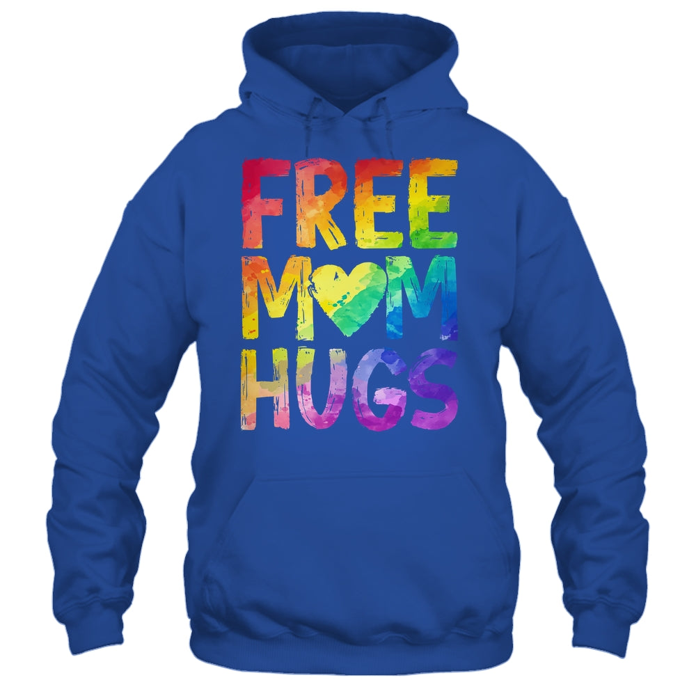Free Mom Hugs LGBT Pride LGBTQ Lesbian Gay Rainbow Shirt & Tank Top | teecentury