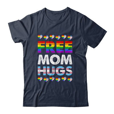 Free Mom Hugs Rainbow LGBTQ Gay Pride Month Proud Ally Shirt & Tank Top | teecentury