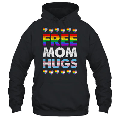 Free Mom Hugs Rainbow LGBTQ Gay Pride Month Proud Ally Shirt & Tank Top | teecentury