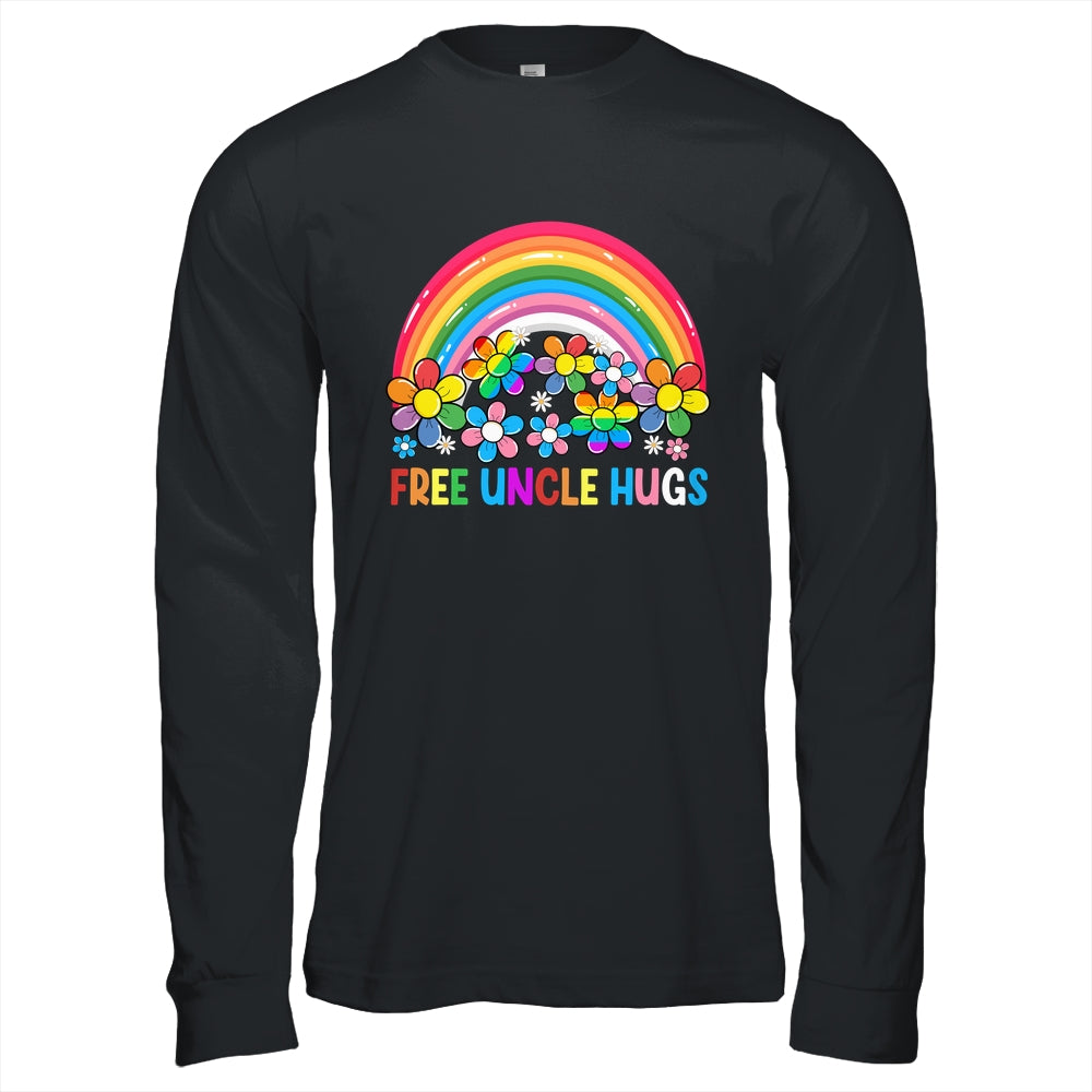 Free Uncle Hugs LGBT Gay Lesbian Transgender Pride Rainbow Shirt & Hoodie | teecentury