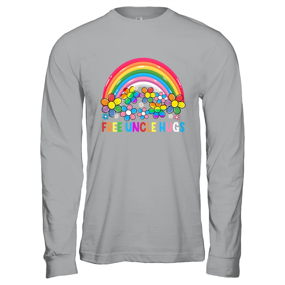 Free Uncle Hugs LGBT Gay Lesbian Transgender Pride Rainbow Shirt & Hoodie | teecentury