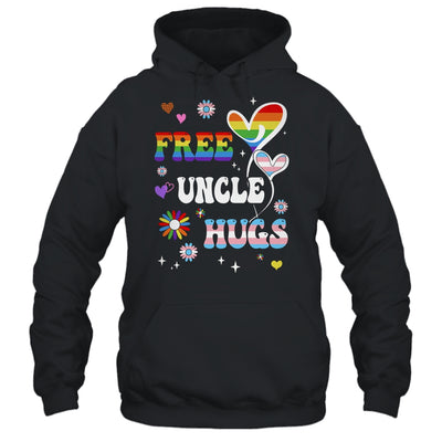Free Uncle Hugs LGBT Gay Pride Transgender Rainbow Flag Shirt & Hoodie | teecentury