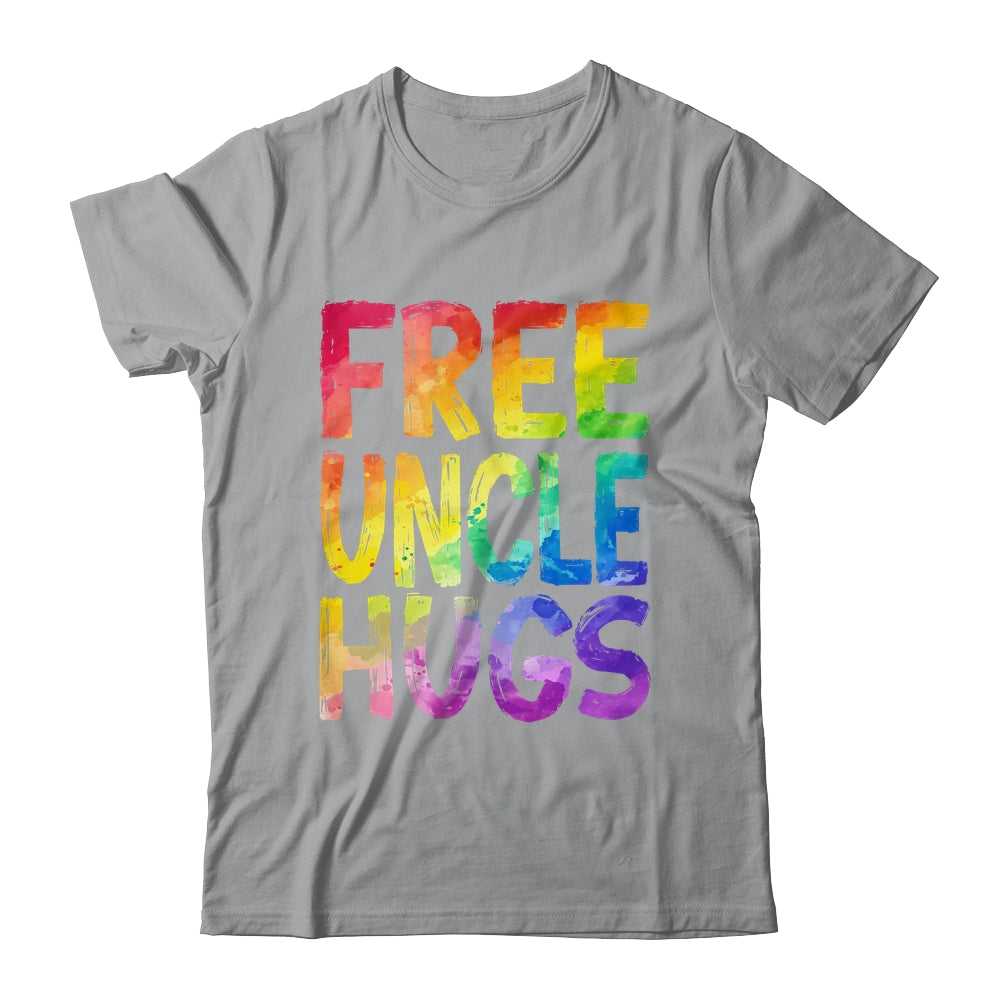 Free Uncle Hugs LGBT Pride LGBTQ Lesbian Gay Rainbow Shirt & Hoodie | teecentury