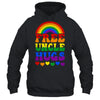 Free Uncle Hugs Rainbow LGBT Lesbian Gay Trans Pride Groovy Shirt & Hoodie | teecentury