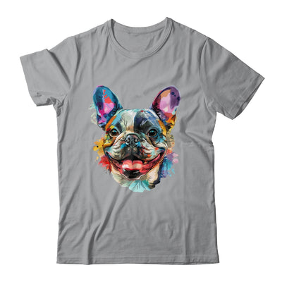 French Bulldog Mom Lover Puppy Dog Watercolor Tie Dye Painting Shirt & Tank Top | teecentury