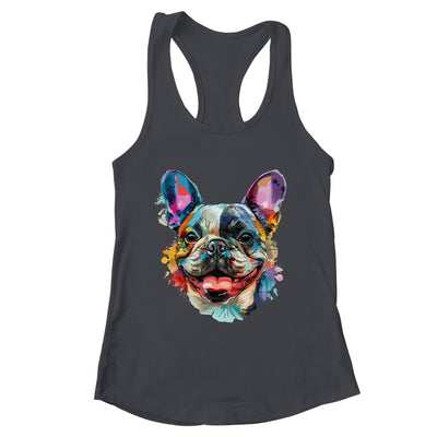 French Bulldog Mom Lover Puppy Dog Watercolor Tie Dye Painting Shirt & Tank Top | teecentury