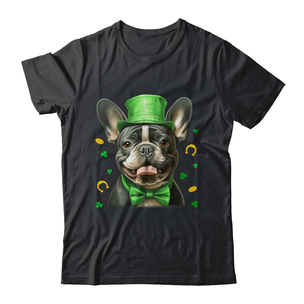 French Bulldog St Patricks Day Leprechaun Shamrock Irish Shirt