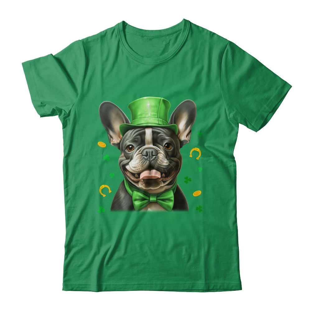 French Bulldog St Patricks Day Leprechaun Shamrock Irish Shirt & Hoodie | teecentury
