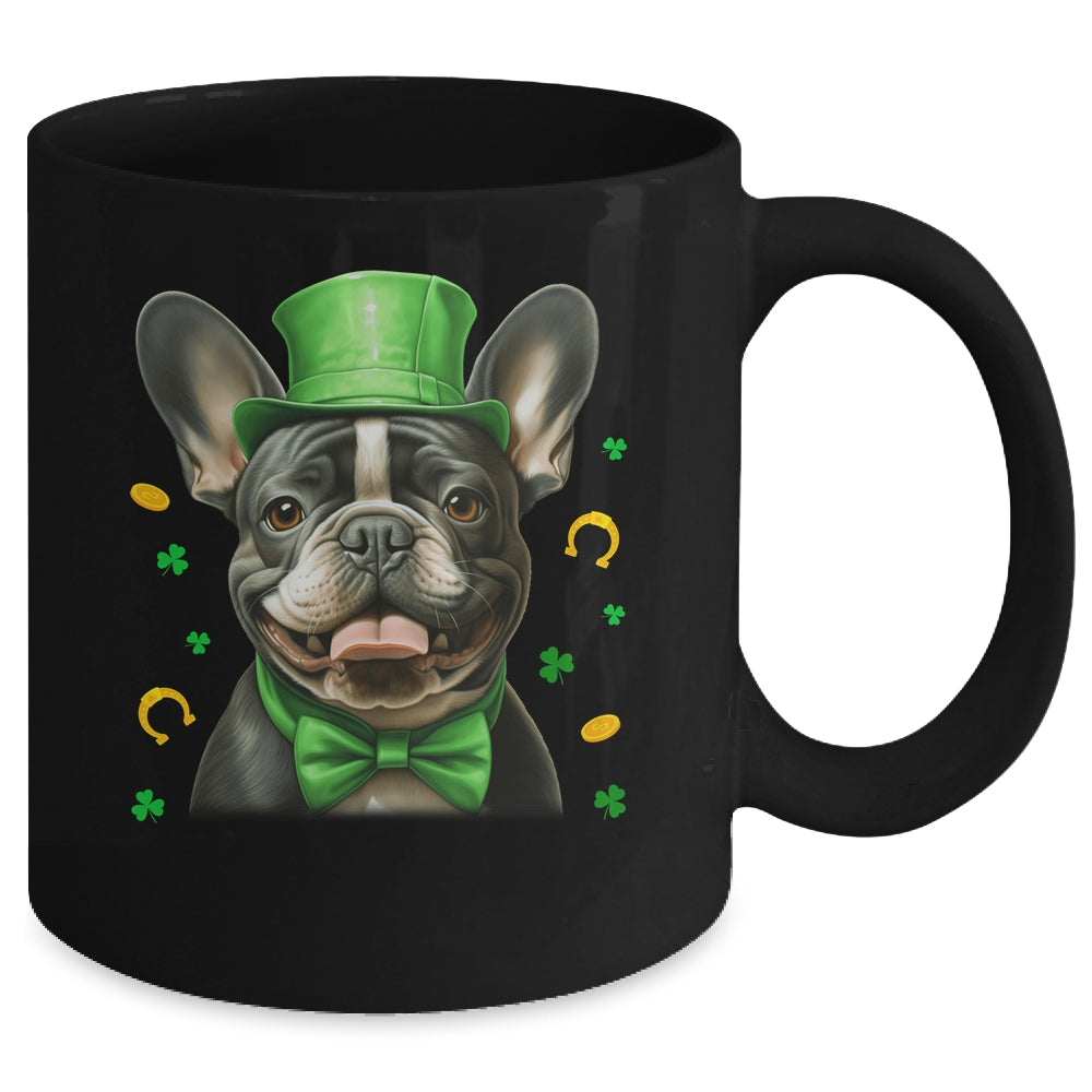 French Bulldog St Patricks Day Leprechaun Shamrock Irish Mug | teecentury