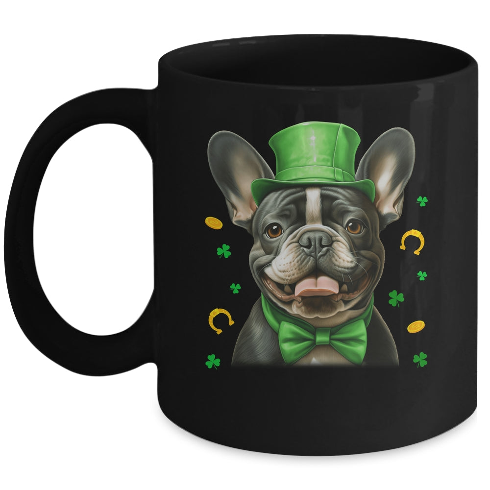 French Bulldog St Patricks Day Leprechaun Shamrock Irish Mug | teecentury