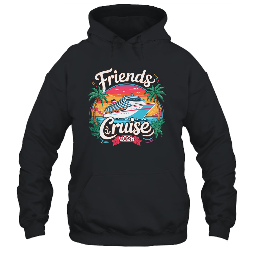 Friends Cruise 2026 Cruise Squad 2026 Matching Friend Group Shirt & Tank Top | teecentury