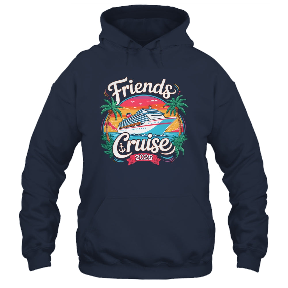 Friends Cruise 2026 Cruise Squad 2026 Matching Friend Group Shirt & Tank Top | teecentury