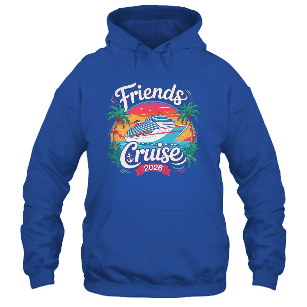 Friends Cruise 2026 Cruise Squad 2026 Matching Friend Group Shirt & Tank Top | teecentury