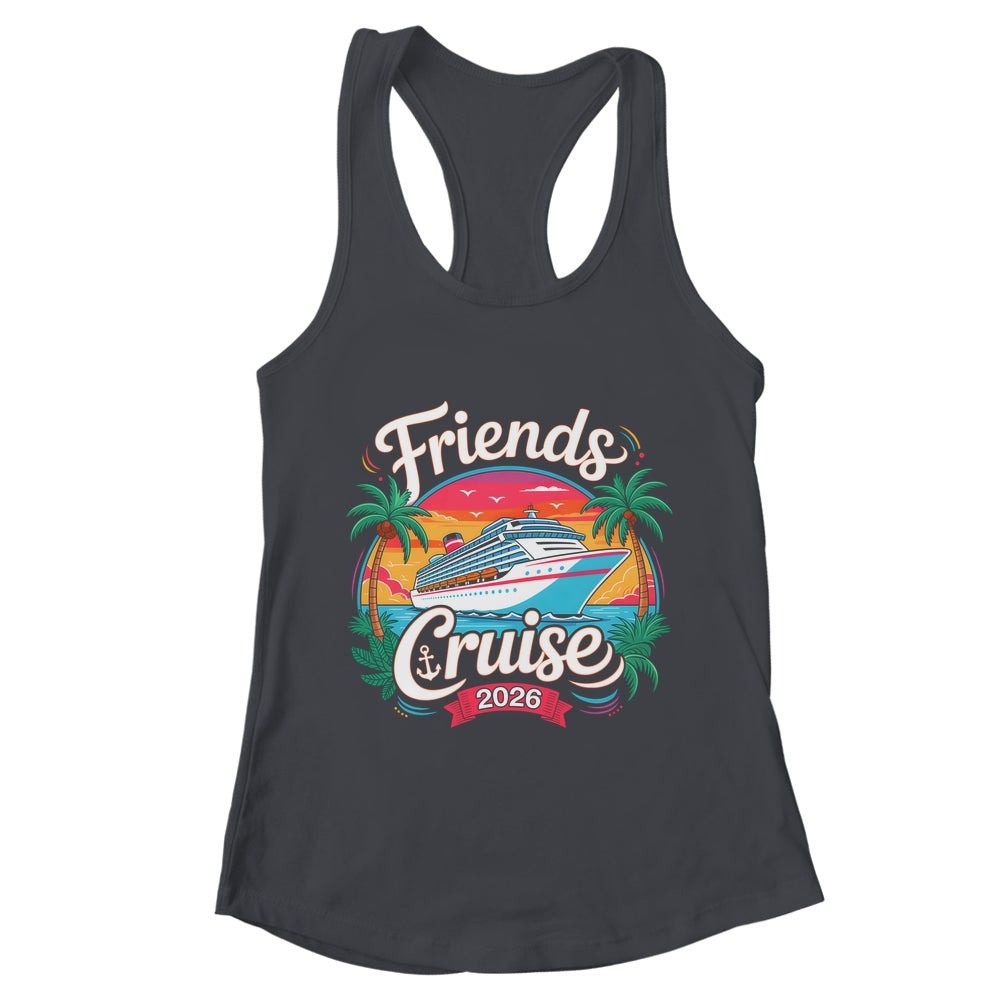 Friends Cruise 2026 Cruise Squad 2026 Matching Friend Group Shirt & Tank Top | teecentury
