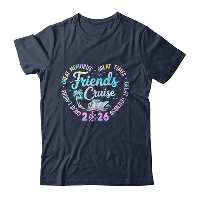 Friends Cruise 2026 Matching Group Vacation Trip Cruising Shirt & Tank Top | teecentury