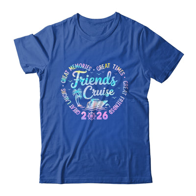 Friends Cruise 2026 Matching Group Vacation Trip Cruising Shirt & Tank Top | teecentury