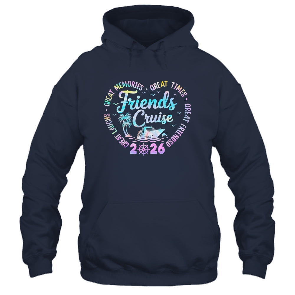 Friends Cruise 2026 Matching Group Vacation Trip Cruising Shirt & Tank Top | teecentury