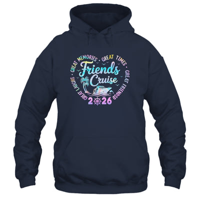 Friends Cruise 2026 Matching Group Vacation Trip Cruising Shirt & Tank Top | teecentury