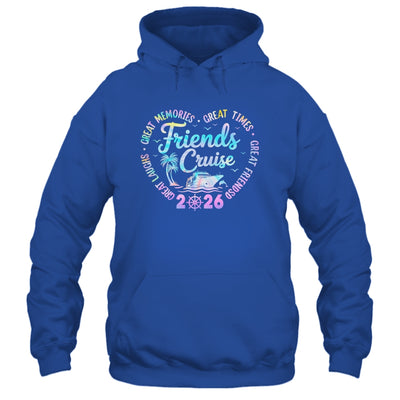 Friends Cruise 2026 Matching Group Vacation Trip Cruising Shirt & Tank Top | teecentury