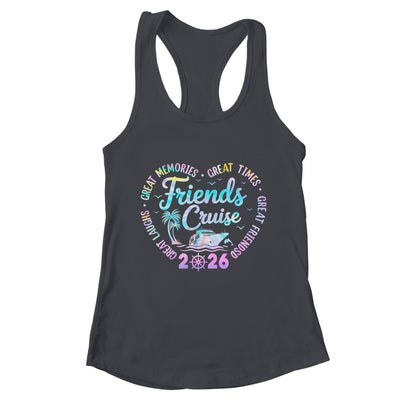 Friends Cruise 2026 Matching Group Vacation Trip Cruising Shirt & Tank Top | teecentury