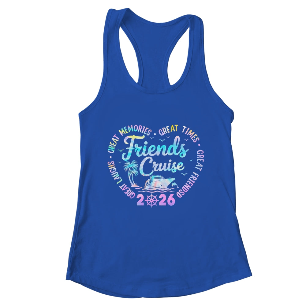 Friends Cruise 2026 Matching Group Vacation Trip Cruising Shirt & Tank Top | teecentury