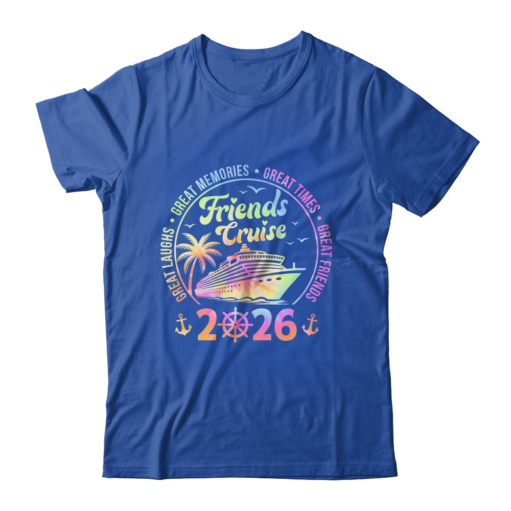 Friends Cruise 2026 Vacation Trip Cruising Friends Matching Shirt & Tank Top | teecentury