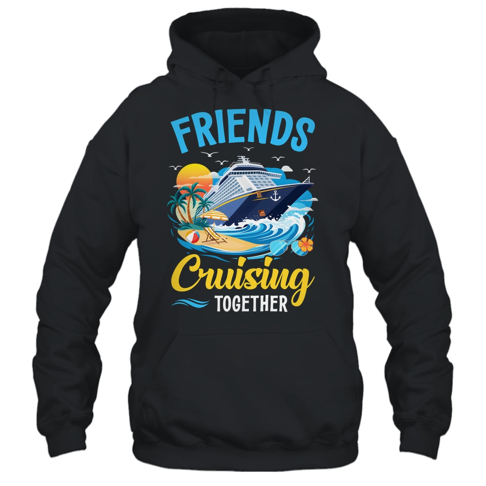 Friends Cruise Vacation Trip Friends Cruising Together 2025 Shirt & Tank Top | teecentury