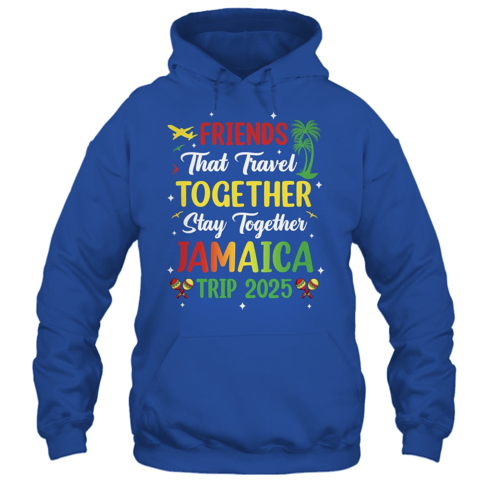 Friends That Travel Together Jamaica 2025 Girls Trip Group Shirt & Tank Top | teecentury