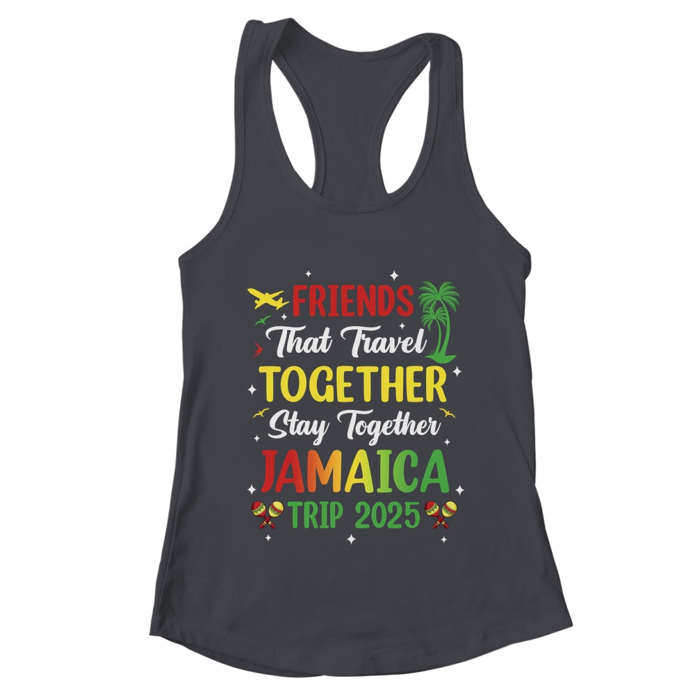 Friends That Travel Together Jamaica 2025 Girls Trip Group Shirt & Tank Top | teecentury