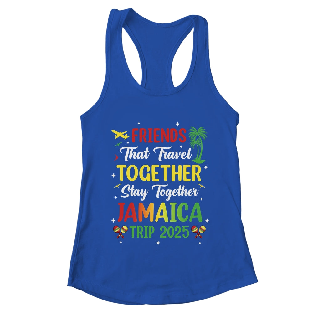 Friends That Travel Together Jamaica 2025 Girls Trip Group Shirt & Tank Top | teecentury