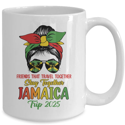 Friends That Travel Together Jamaica Girls Trip 2025 Group Mug | teecentury