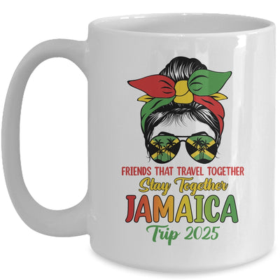 Friends That Travel Together Jamaica Girls Trip 2025 Group Mug | teecentury