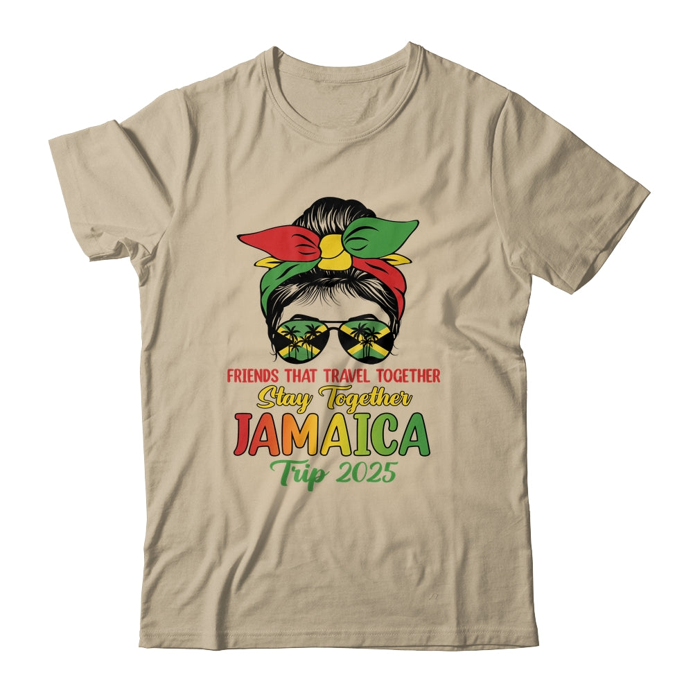 Friends That Travel Together Jamaica Girls Trip 2025 Group Shirt & Tank Top | teecentury