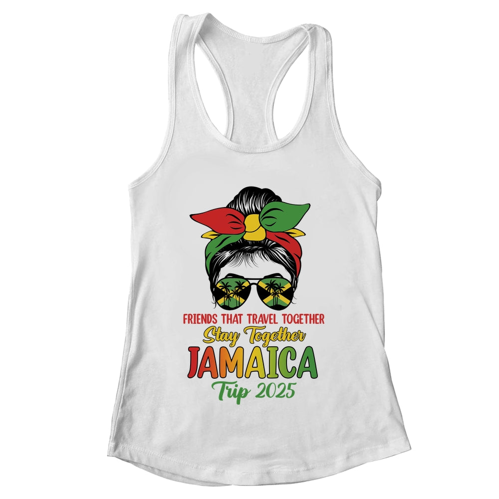 Friends That Travel Together Jamaica Girls Trip 2025 Group Shirt & Tank Top | teecentury