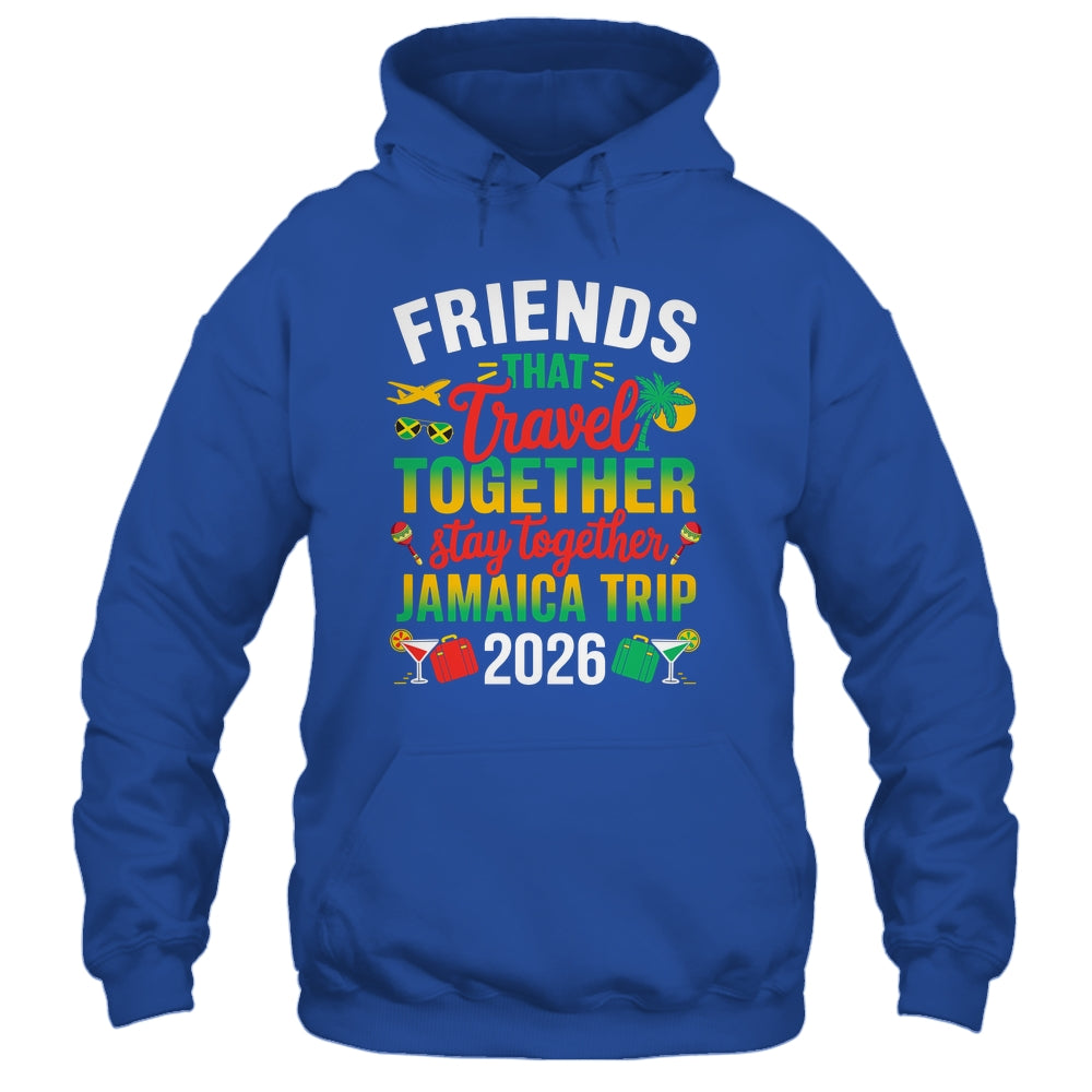 Friends That Travel Together Jamaica Trip 2026 Sister Girls Shirt & Tank Top | teecentury